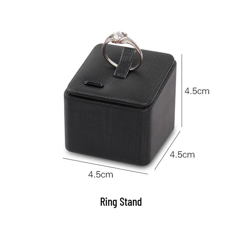 Black Jewelry Display Stand for Pendants, Necklaces, Bracelets, and Jade.