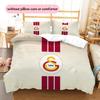Galatasaray S.K Pattern Bedding Quilt Set  Home Decoration  Gift (1 * duvet cover + 2 * pillowcase  without core)