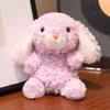 Cute Cartoon Rabbit Plush Doll With Ultrasoft Short Fur Ideal For Childrens Comfort