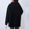 Navava Men S Corduroy looSe FiT Long Sleeve Hooded T ShirT nT2049