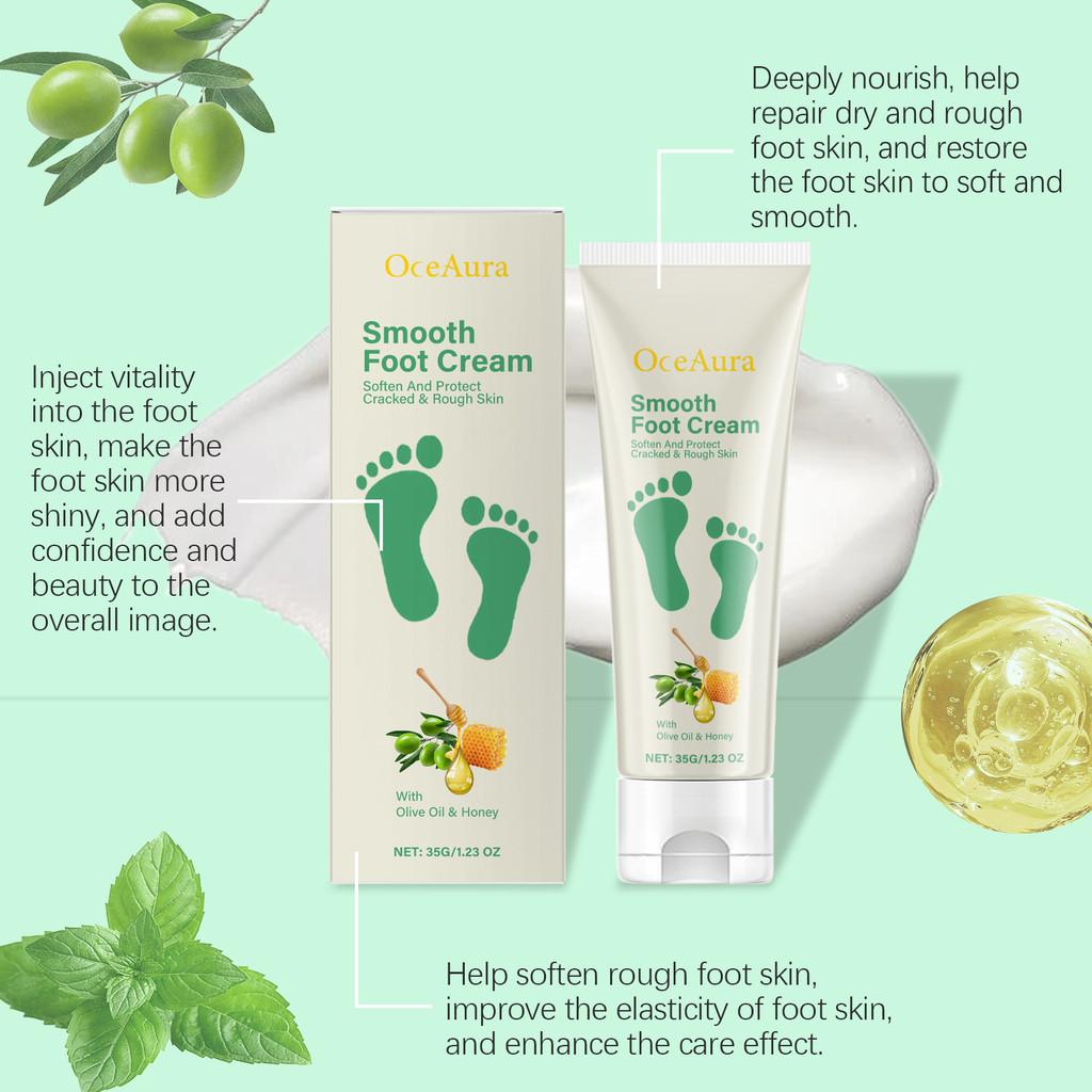 Nourishing Foot Cream For Softening Dry Cracked Feet Moisturizing Relief With Gentle Formula