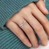 Elegant Bow Knot Ring: Women's High-End Minimalist Open Design