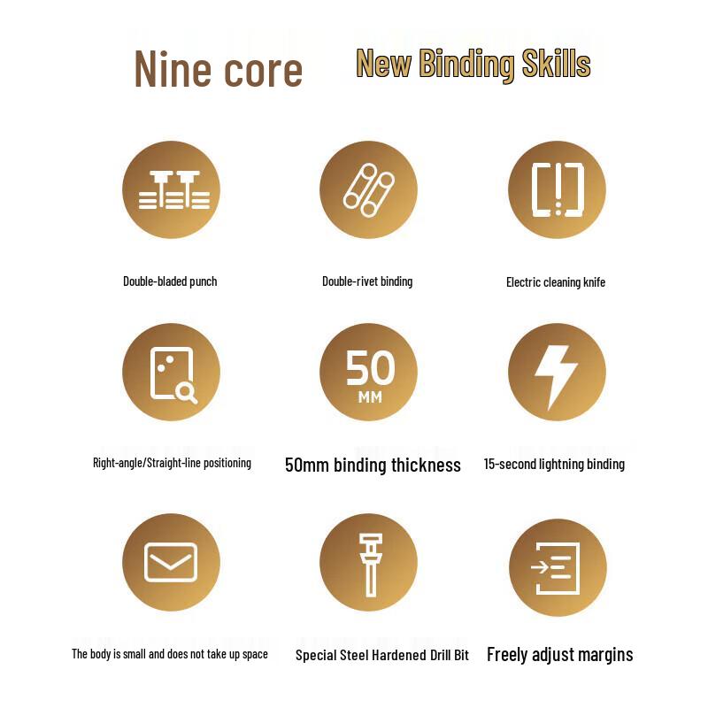 

Comet CM-2803 Automatic Hot Melt Financial Document Binder