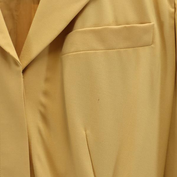 CELINE Made in France Long sleeve one piece 36 Yellow With belt loop Women Used