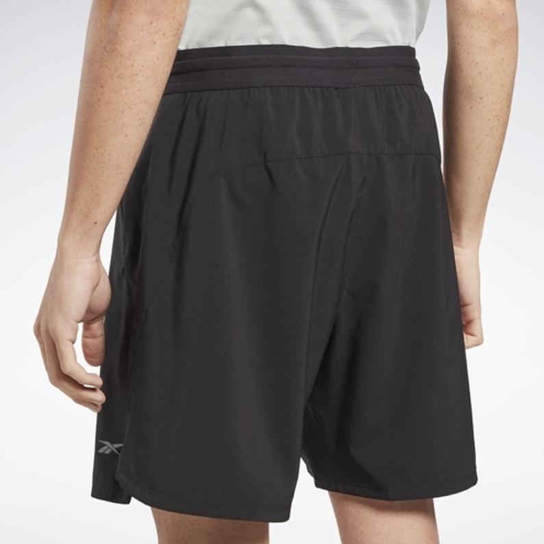 Reebok Strikk Trenings Vanlig Mellomhøyde Strikkede Shorts Herre Shorts Svart HR6141