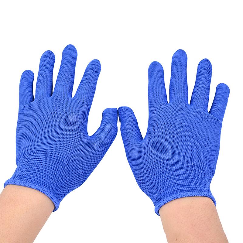 Рабочие перчатки Huibing, 13-го калибра, нейлоновые, с ПВХ-покрытием, противоскользящие (12 пар)