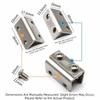 Stainless Steel Window Sash Stopper Adjustable Window Limiter Lock  Window Anti-Theft