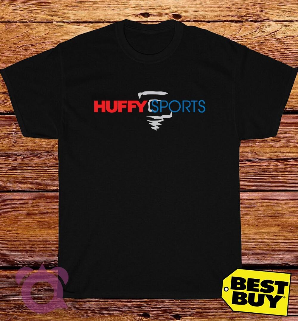 New Huffy Sports Logo Men s Funny T-Shirt Made In USA Size S to 5XL S