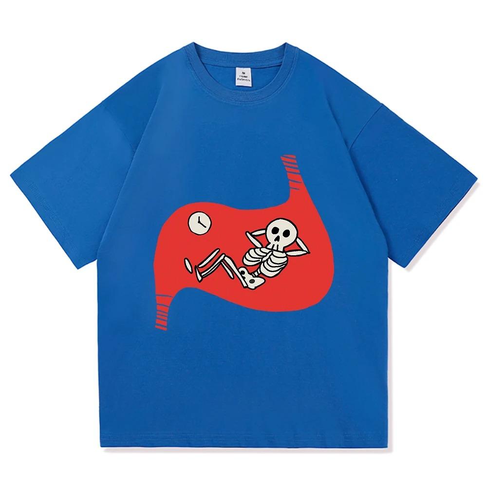 Аниме Вкуснятина в подземелье Meshi Laios Touden Футболка Мода Мужчины Череп Хэллоуин Футболка Унисекс Фалин Химера Хлопковые Футболки S