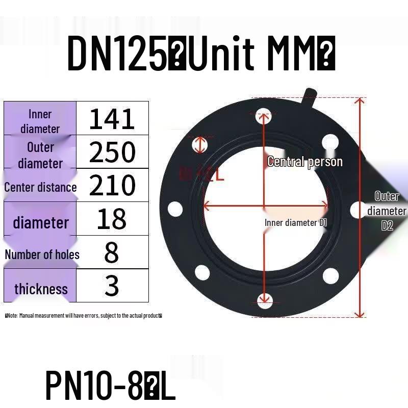 Zhong Ge EPDM Flange Rubber Gasket