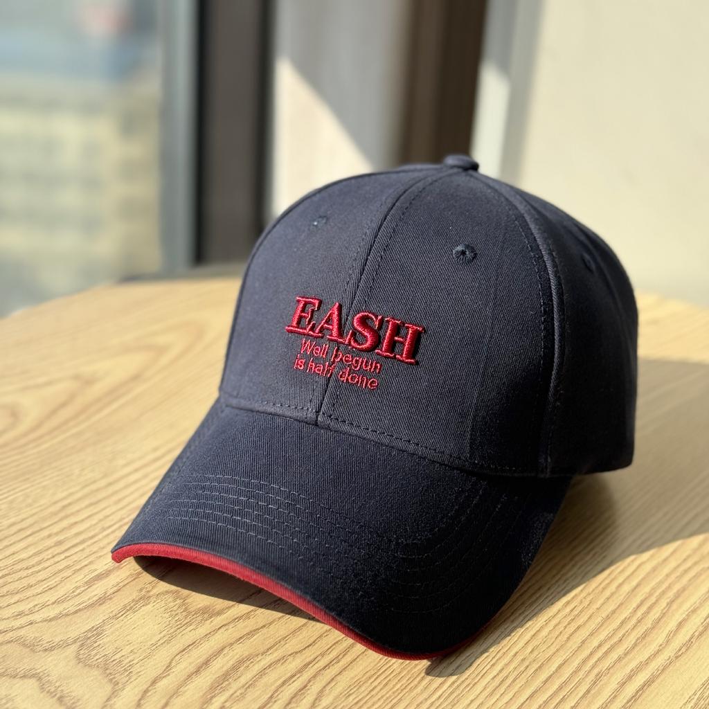 Fashion Hat hat, summer baseball cap, women's face-enhancing small letter embroidered baseball cap, soft top, sun protection, sunshade, spring