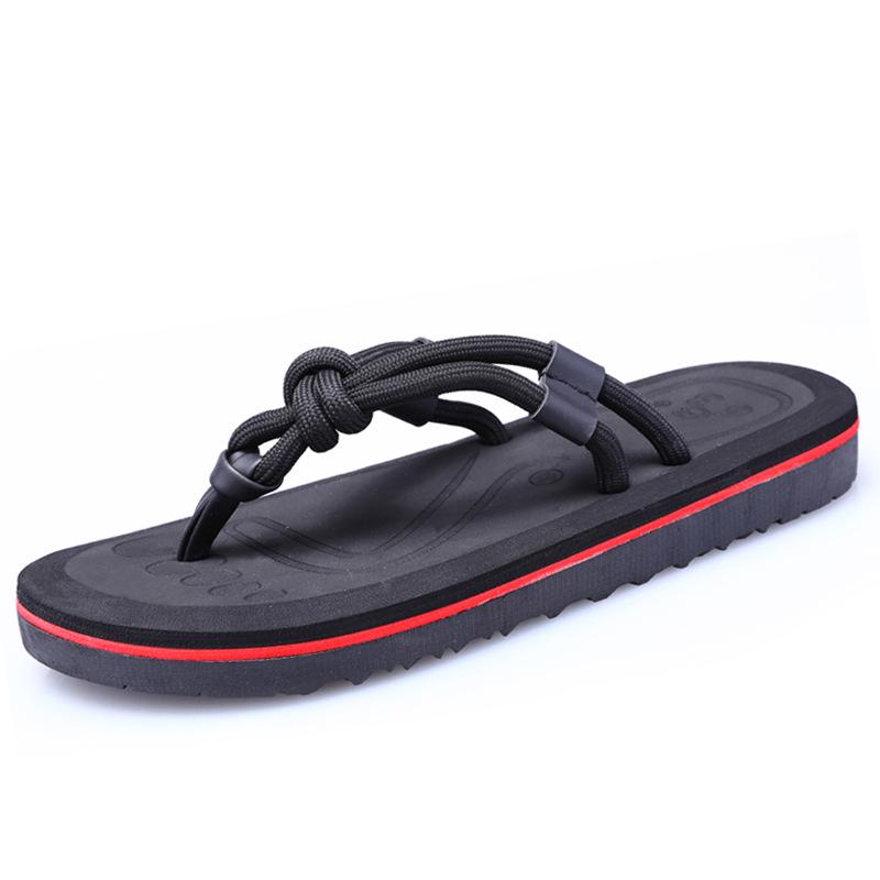 Men's Non-Slip Summer Flip-Flops: Vietnam Beach Sandals for Couples