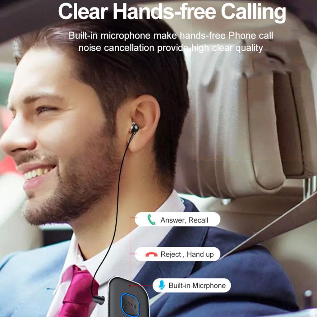 Car Wireless Adapter Audio Receiver Energy-saving Cancelling Noise Reduction Service Converter Bussiness Party Auto