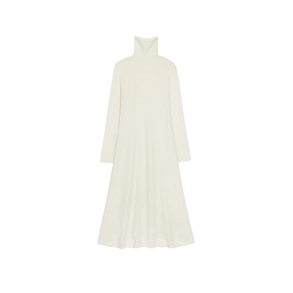 Lange Pullover Pullover Frauen Knie Über Herbst und Winter Neue Lose High Neck Solide Strick Kleid Lange Pullover Pullover Weibliche