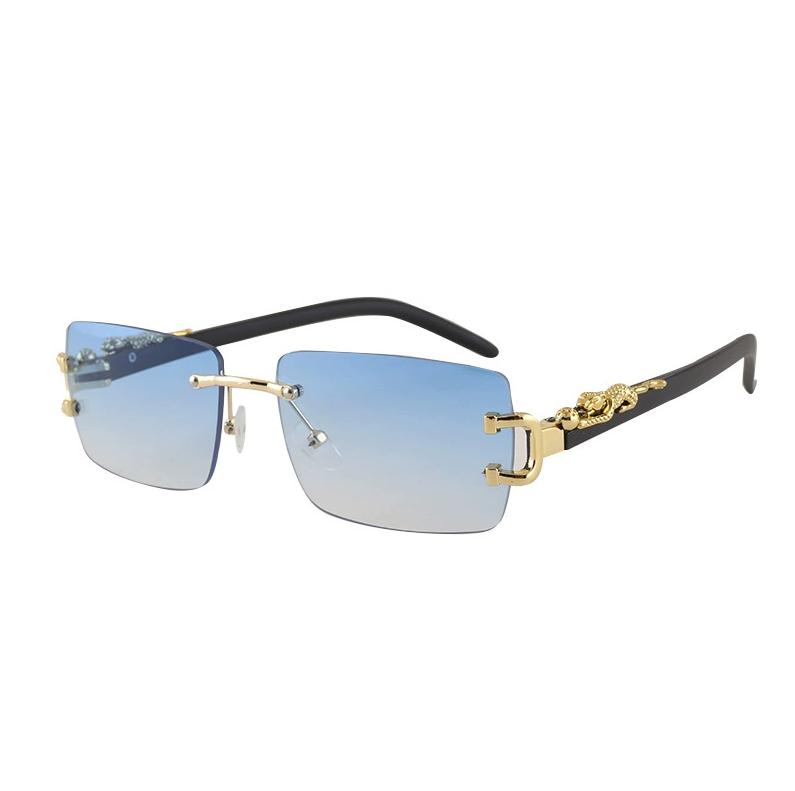 

Fashionable Trendy Frameless Rectangular Personalized Sunglasses For Daily Life