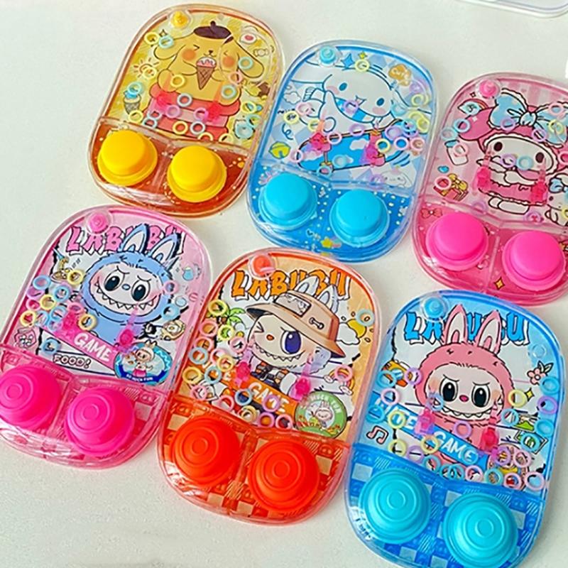 1 Stück Weihnachtsgeschenke Labubu Cartoon Kreatives Spiel Wasserschießspielmaschine Dekompressionsspielzeug