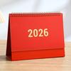 Writable Memo Coil Calendar Premium Paper Standing Flip Calendar  Home Office Table Use