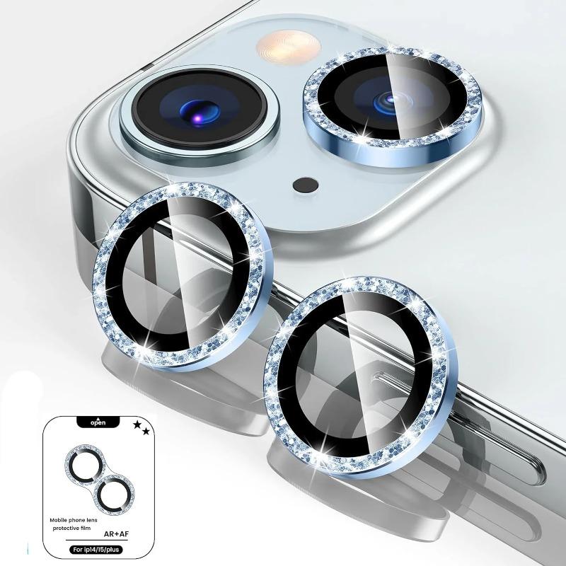 1 Set HD Metalen Camera Beschermfolie Voor IPhone 17 16 15 14Plus 13 Pro Max Krasbestendig Gehard Glas Lensdop Telefoon Accessoires