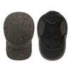 Winter Ear Protection Hat Men's Outdoor Warm Cap for Middle-Aged Wool Flat Cap Velvet Thick Old Man Cap