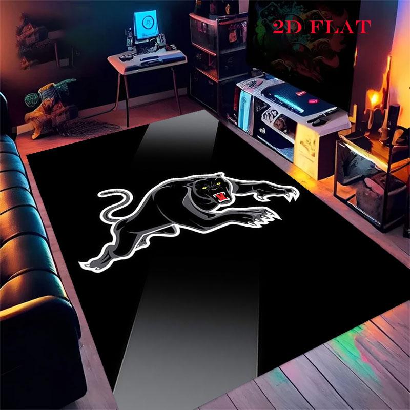 True Penrith Panthers Carpet Rug for Living Room Bedroom Home Sofa Decoration,Kids play Nonslip Floor Mat