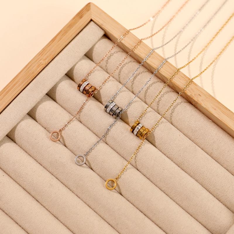 

Roman Tassel Titanium Steel Clavicle Necklace for Women - Simple, Elegant, Popular Design