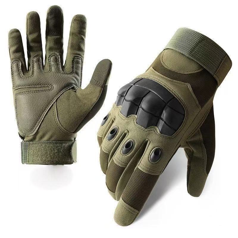 Tactical Gloves Men Full Finger Outdoor Sports Climbing Anti-Slip Military Motorcycle Riding Hard Shell Gloves