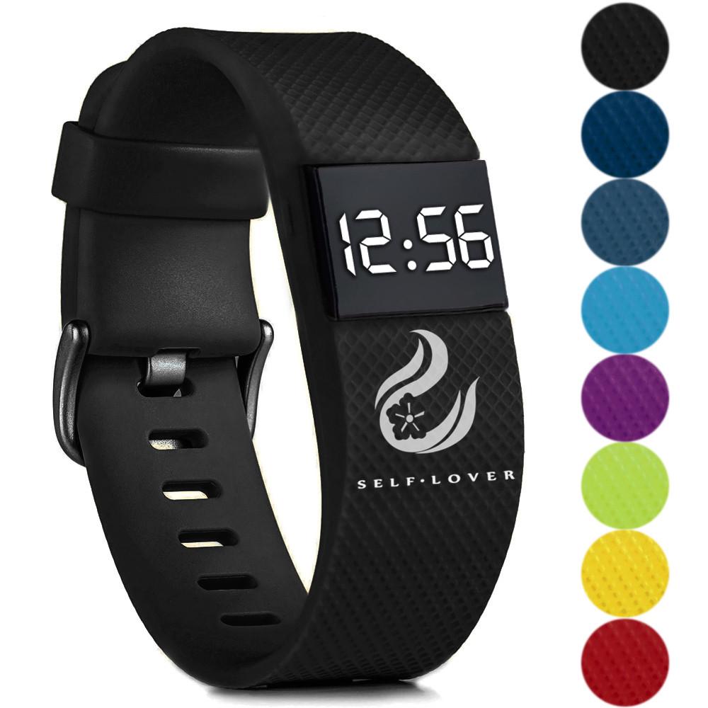 Unisex Men Women Fashion Digital LED Sports Watch Silicone Band Wrist