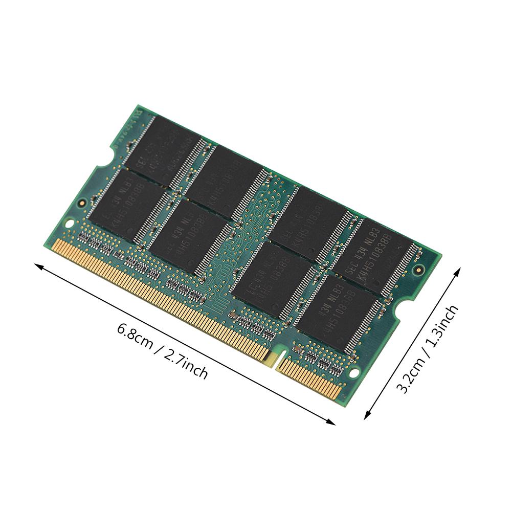 200Pin Mini Hochwertige DDR1 1GB 400MHz PC3200 Speicher Ram Modul Board für Laptop