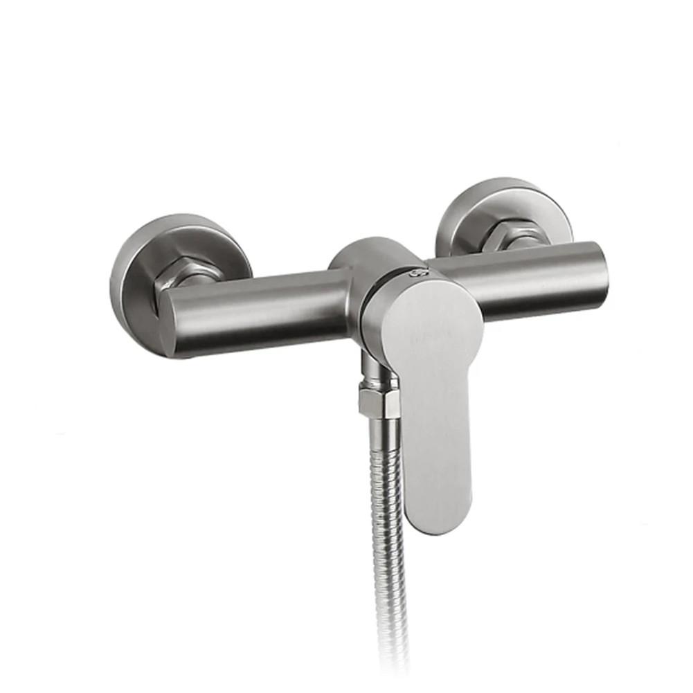 Easy Installation Stainless Steel Shower Faucet With Built In Rubber Sealing Ring And Ceramic Spool