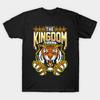 Asian Size Men Black Print T-shirt The Kindom Tigers Shiva T Shirt No-Cut Heat Transfer Print Cotton Tshirt