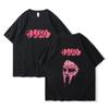 Men's & Women's Double-Sided Printed T-Shirt Fleece Cotton Baggy Shirt Singer Mf Doom Madlib Madvillain Hip Hop Style Harajuku