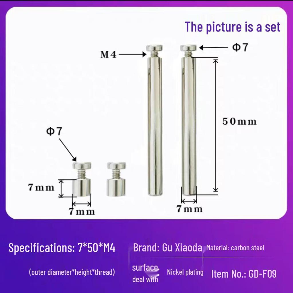 Acrylic Photo Frame with Adjustable Stainless Steel Stand
