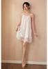 Seductive Backless Lace Camisole Nightgown