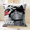 Rapper W-Wiz K-Khalifa Personalized Pillow Cover Kids Bedroom Wild Party Decor Pillowcase Kid Birthday Shower Gift