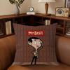 Funny Mr Bean Anime Pillow Cover For Bedroom Room And Living Room Sofa Decorative Cushion Cover