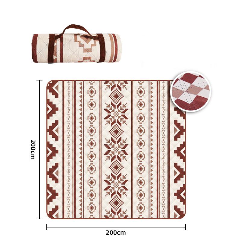 Camping Mat Waterproof Foldable Floor Mat Waterproof Blanket Easy-Clean Outdoor Camping Mat For Festival Travel Picnic