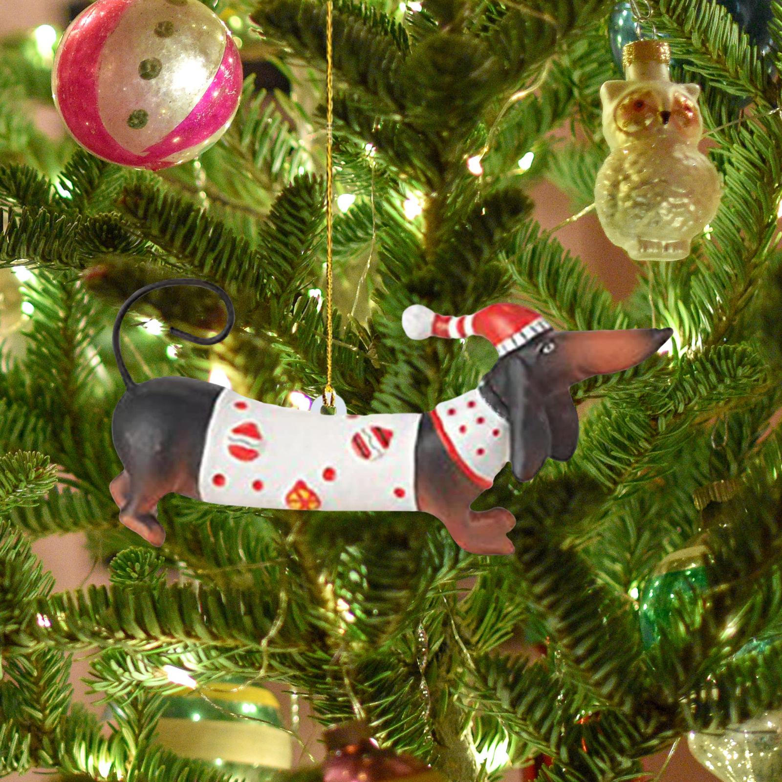 

Рождественские украшения для собак, елочные украшения, подвесные украшения для собак