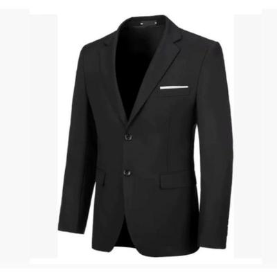 Spring and Autumn Men's Solid Color Double-button  Business Casual Single-piece Small Suit  Trendy Dress Suit Jacket