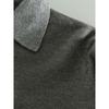 Foreign Trade Export Surplus Orders Men's Fake Two Pieces V-neck Lapel Knit Lazy High-Grade Loose Couple Sweater Fashion