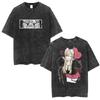Japanese Anime Marin Kitagawa My Dress Up Darling Vintage Washed T Shirts Men Women Harajuku Oversized Cotton Tshirt Streetwear