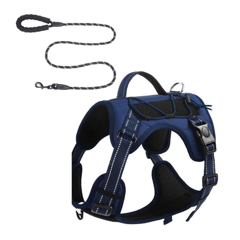 Dog Vest Adjustable Training Harness for Large Medium Dogs Harnesses Strong Multifunctional Leash Harness Soft Handle