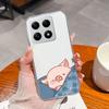 Case For Xiaomi 15T 15T Pro Adorable Astronaut Cat Anti-Fingerprint Fashion Transparent Housing For xiaomi15t 15tpro Protector