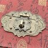 Metal Bronze Hasp Vintage Wooden Case Hasp Antique   Jewelry Box