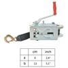 Vidaxl Hand Winch with Strap, 1587 Kg