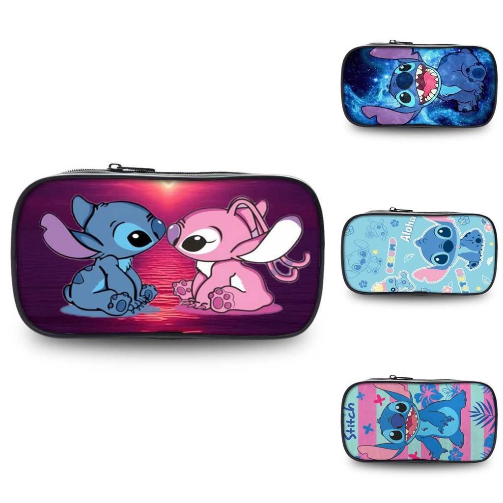 Adorable Stitch Student Single Layer Pencil Case Cute Cartoon Stationery Storage Bag