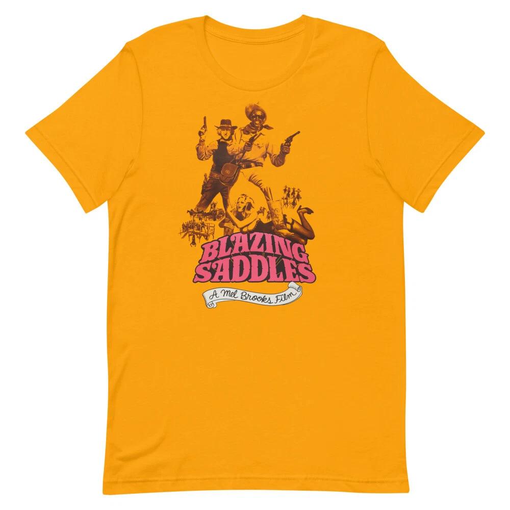 Blazing Saddles Movie Film Artwork Graphic Tee Shirt Unisex t-shirt S
