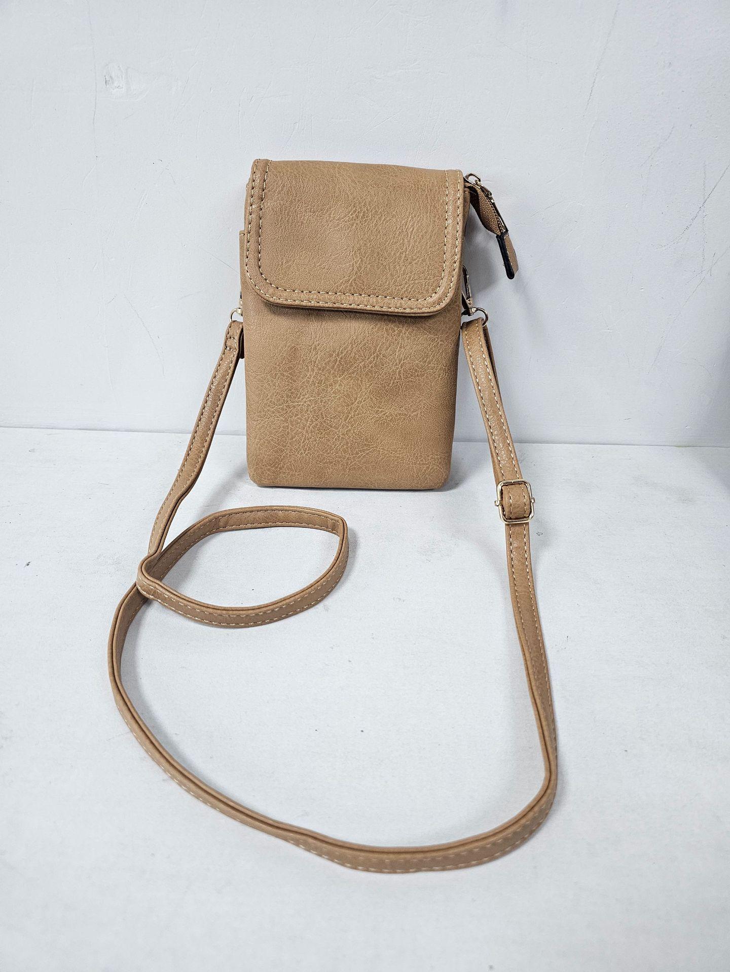 

Women s Small Leather Crossbody Phone Wallet with Adjustable Strap