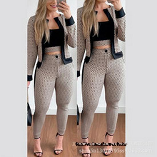 2023 Early Autumn Striped Lace Dress Arrival