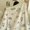 Cartoon Puppy Faux Lambs Wool Blanket Double Layer Thick Warm Fleece Throw Blanket for Sofa Bed Spring Autumn Soft Plush Blanket
