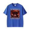 I M Emotionally Unstable Cat Funny Meme Print Tshirt Unisex Unisex Summer Fashion Classic T Shirts Oneck Cotton Tshirt Streetwear